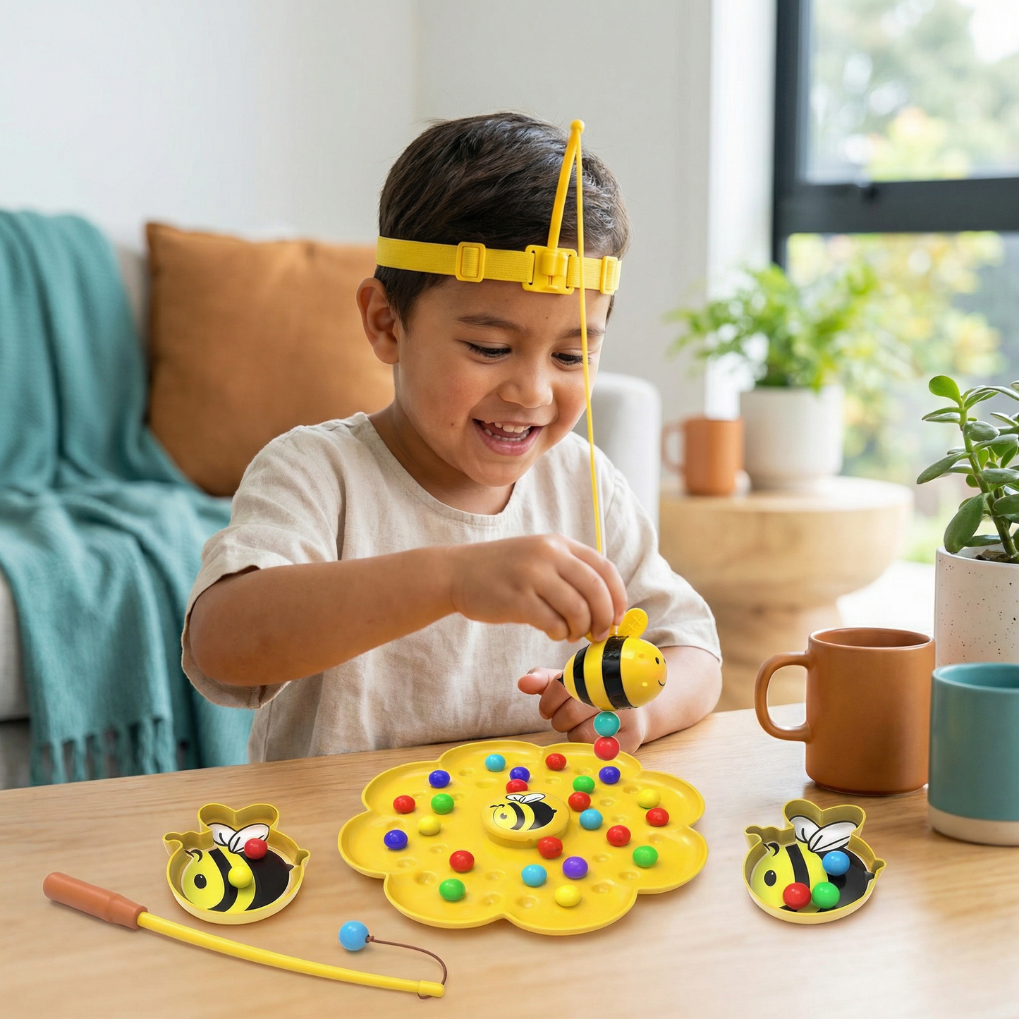 Bee Bead Fishing Adventure Game