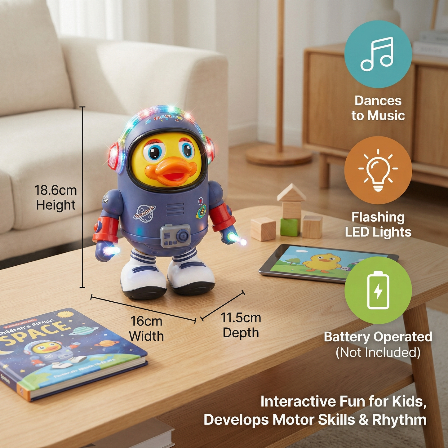 Dancing Astronaut Duck
