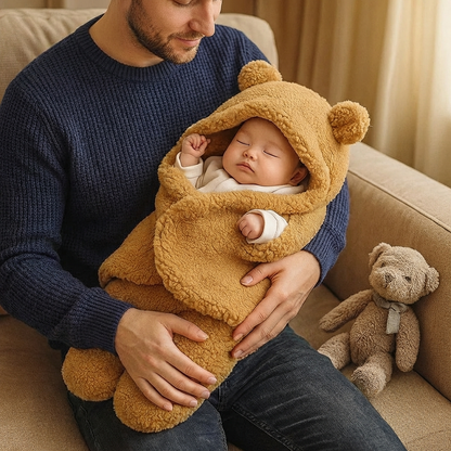 Baby Blanket and Pajamas in Bear Design