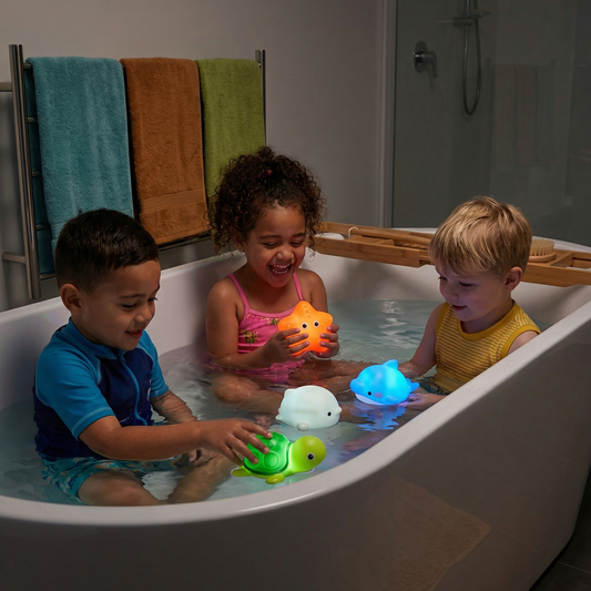 Glow-in-the-Dark Bath Animals