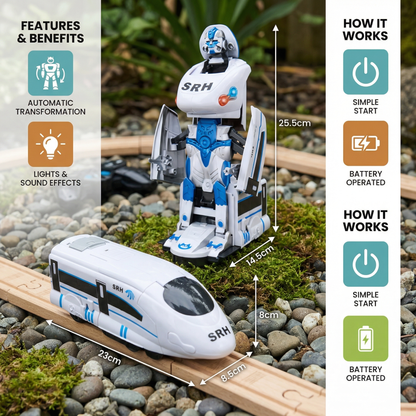 Transforming Robot Train Toy