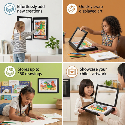 Picture Frame – Holds Up to 150 Drawings