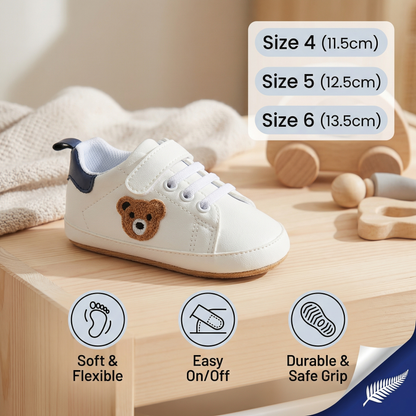Toddler Shoes with Cute Bear Design