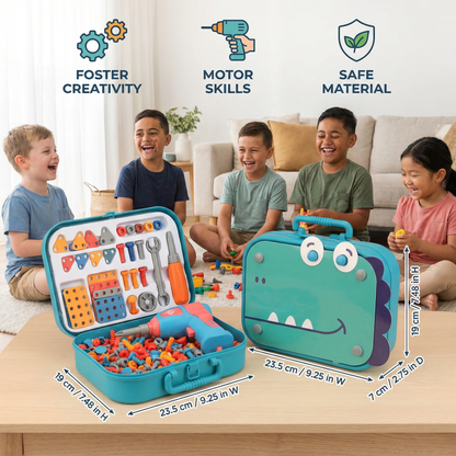 Kids’ Construction Set in Cute Dino Design