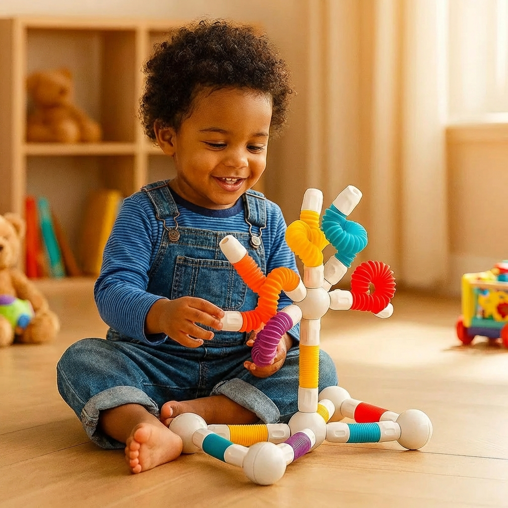 Montessori Moldable Magnetic Building Blocks