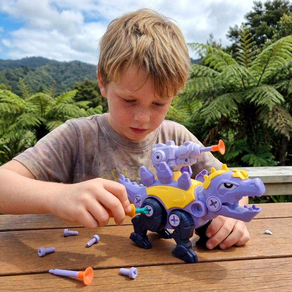 DIY Build & Transform Dinosaur Egg Toy