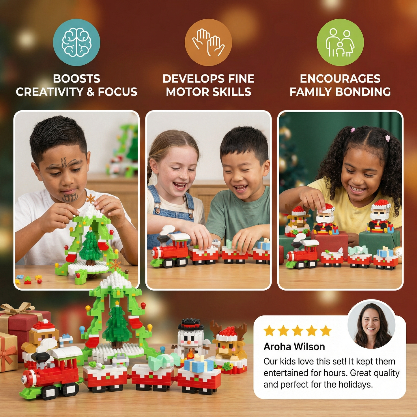 Creative Building Block Christmas Figures – Fun for the Whole Family