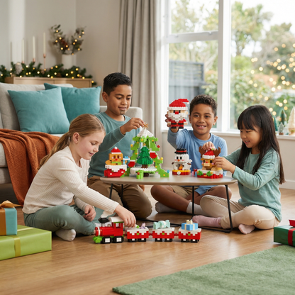 Creative Building Block Christmas Figures – Fun for the Whole Family