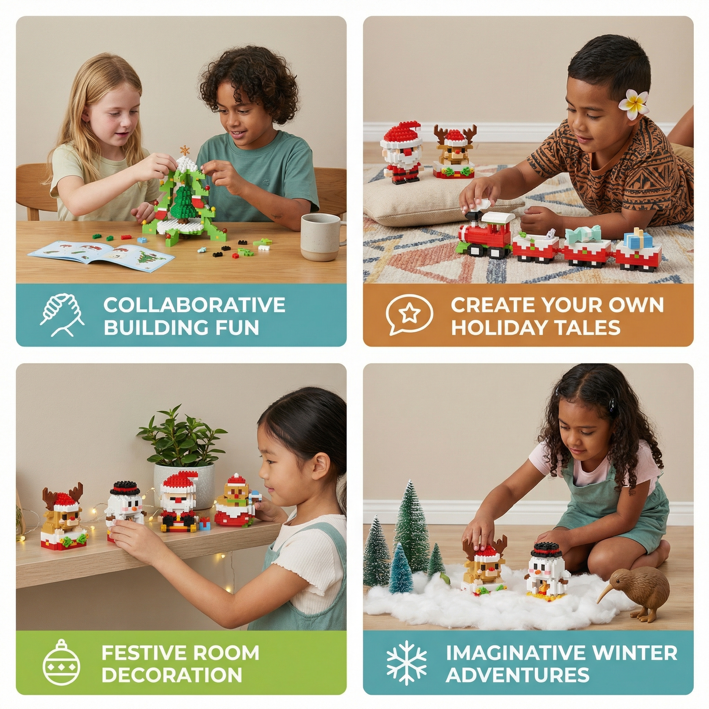 Creative Building Block Christmas Figures – Fun for the Whole Family