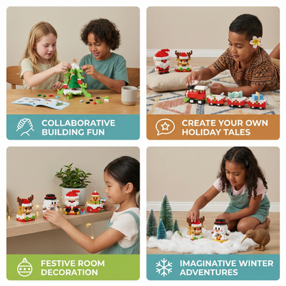 Creative Building Block Christmas Figures – Fun for the Whole Family