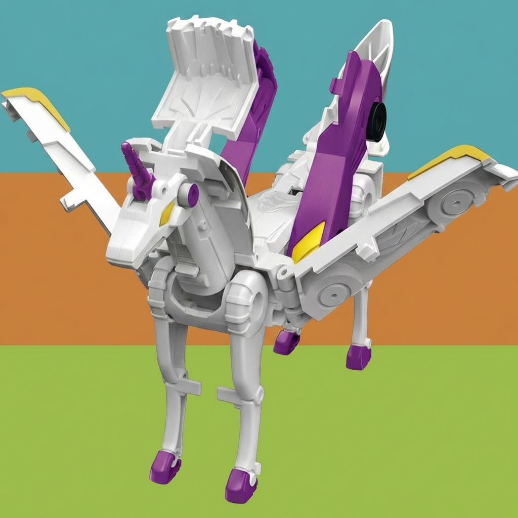 Transforming Unicorn Toy Cars