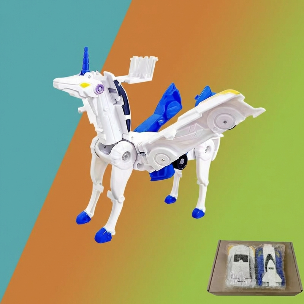 Transforming Unicorn Toy Cars