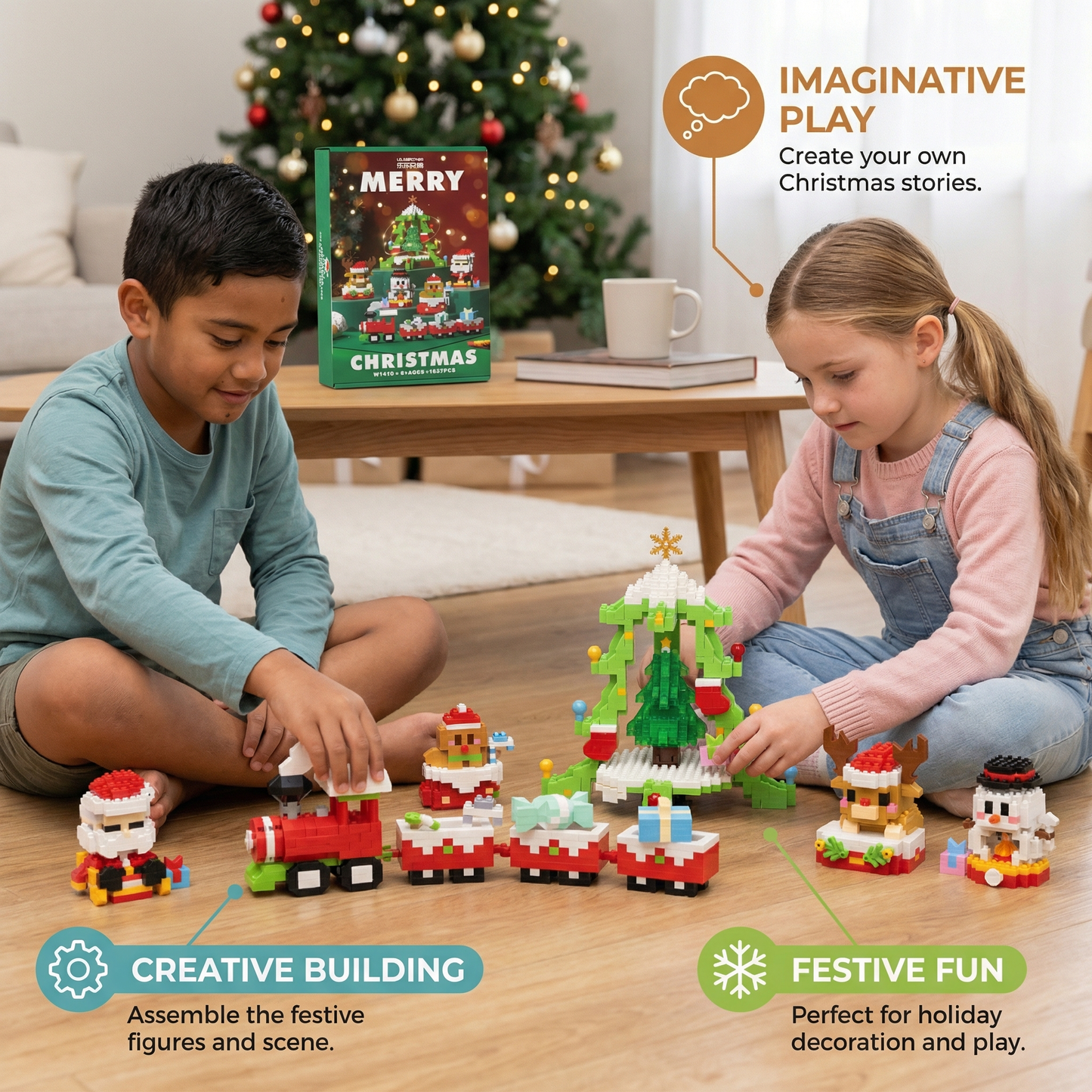 Creative Building Block Christmas Figures – Fun for the Whole Family