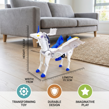 Transforming Unicorn Toy Cars