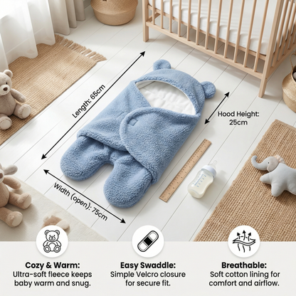 Baby Blanket and Pajamas in Bear Design