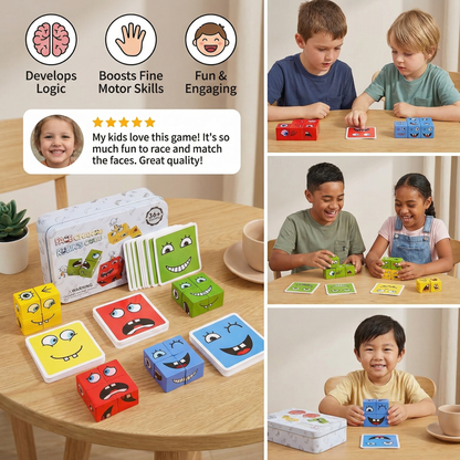 Face Puzzle Cube Game
