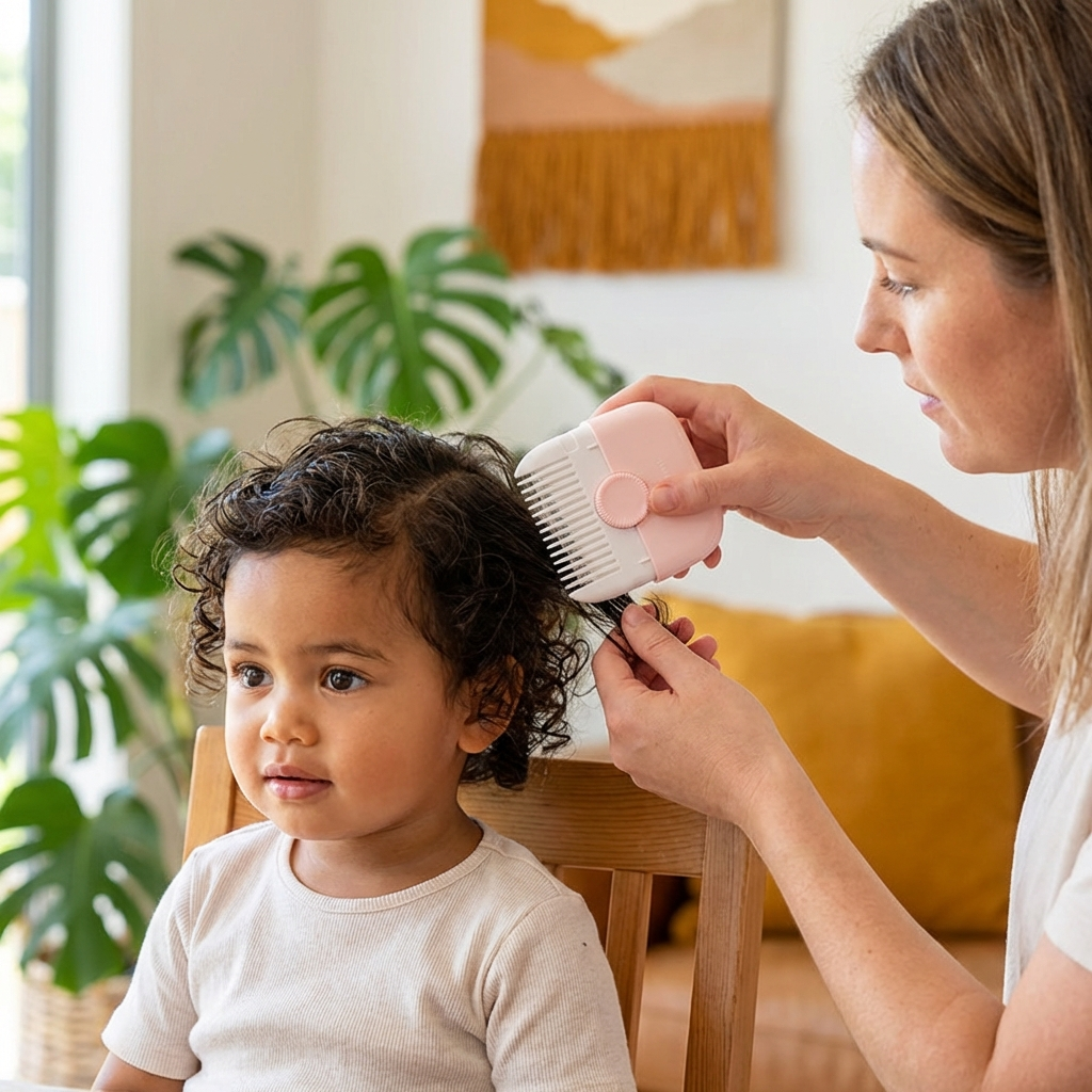 Child-Friendly and Gentle Hair Cutting Comb