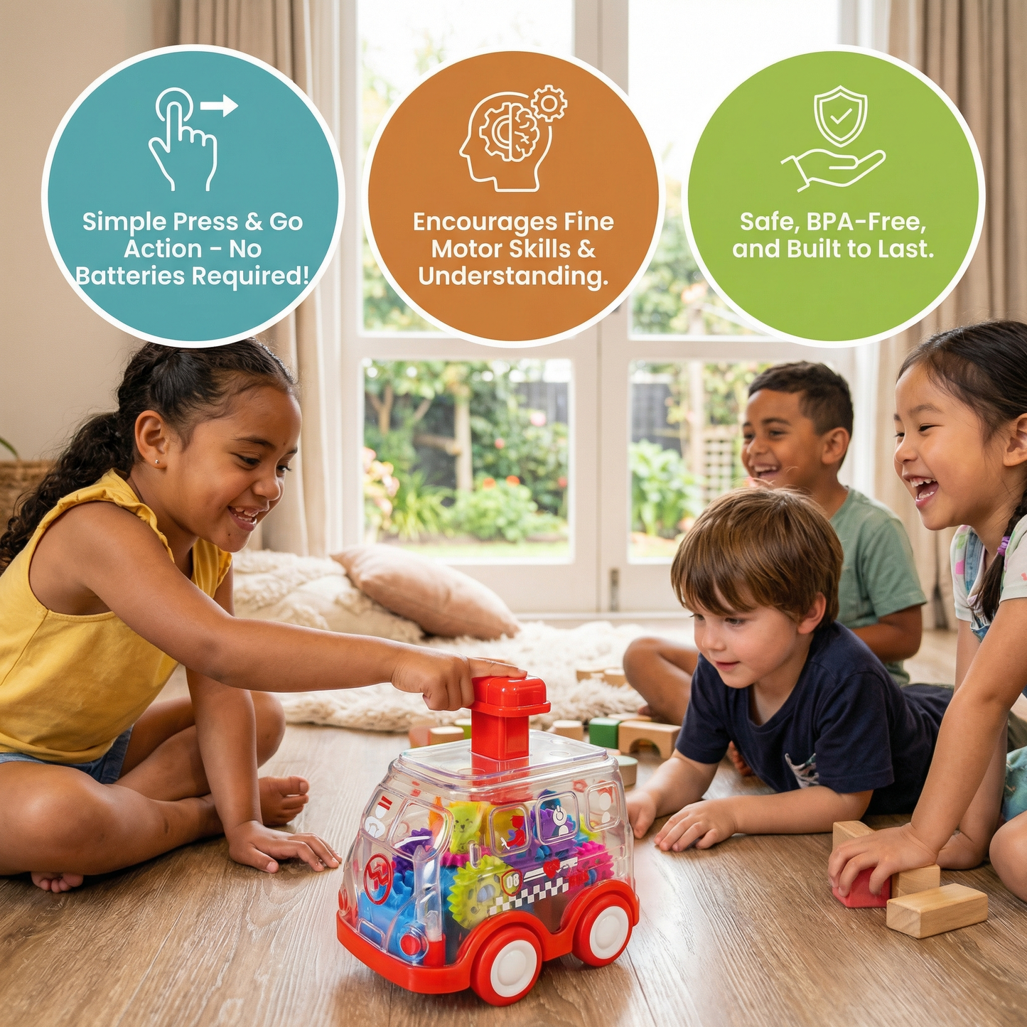Press and Go – Gear Toy Cars