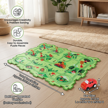 Puzzle Track Block Race