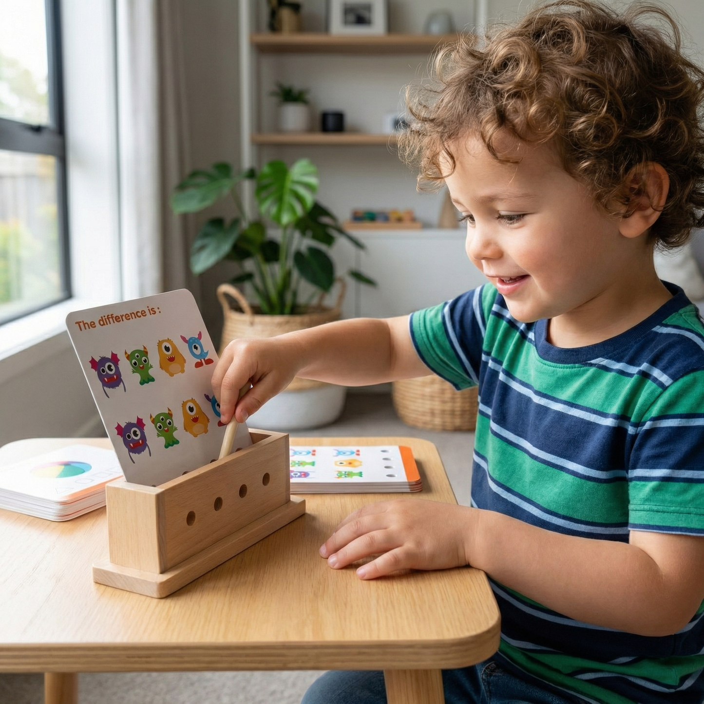 Wooden Logic Decoding Learning Game for Kids – Promoting Early Skills