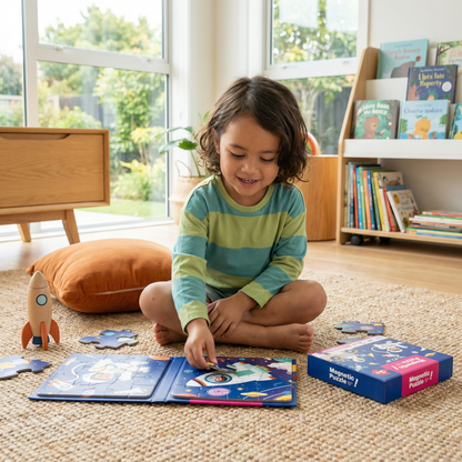 Magnetic Montessori Puzzle Book
