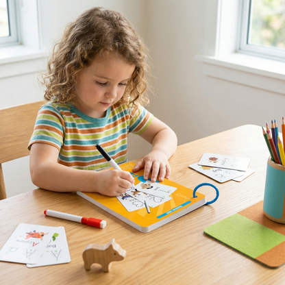 Reusable Numbers and Letters Training Book for Children