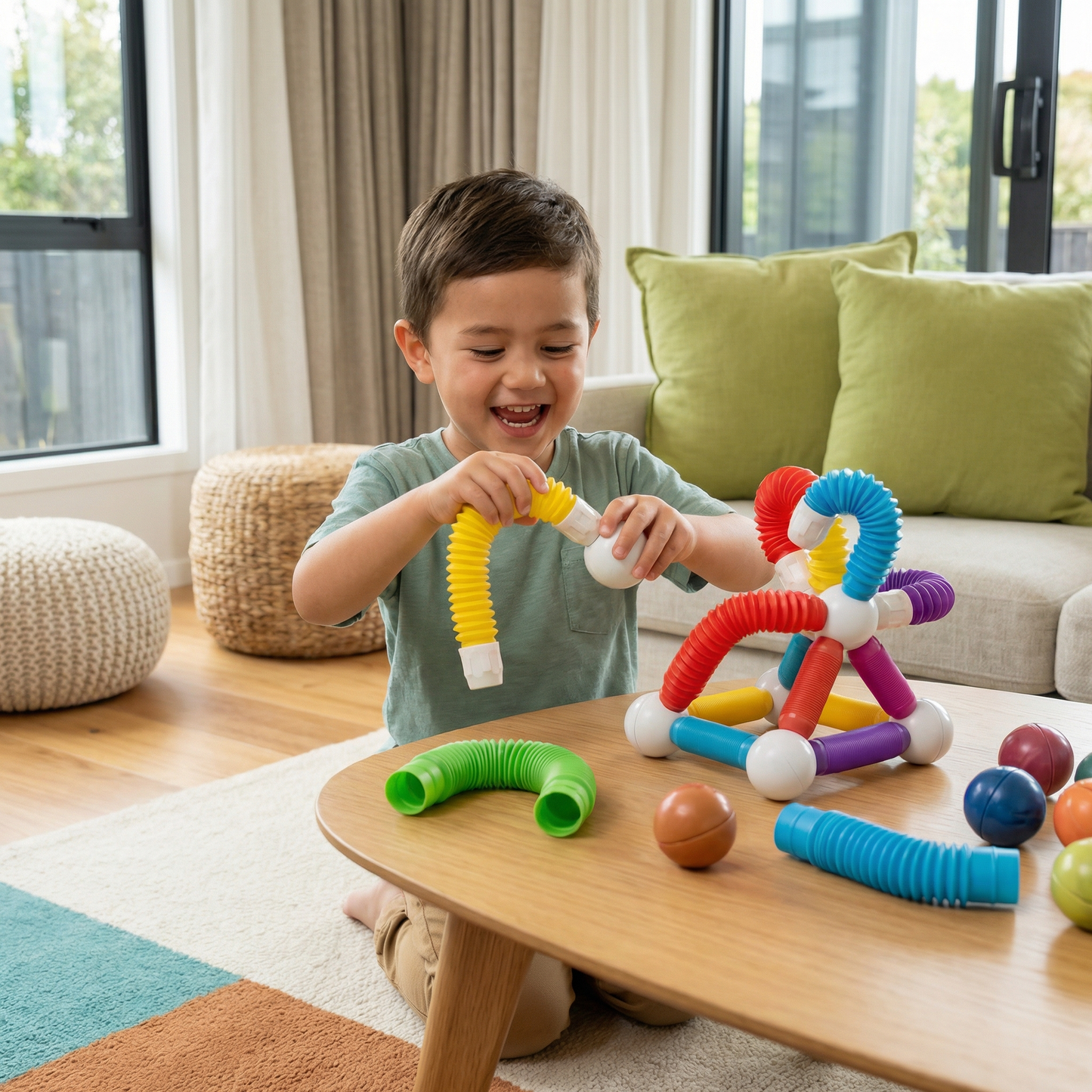 Montessori Moldable Magnetic Building Blocks