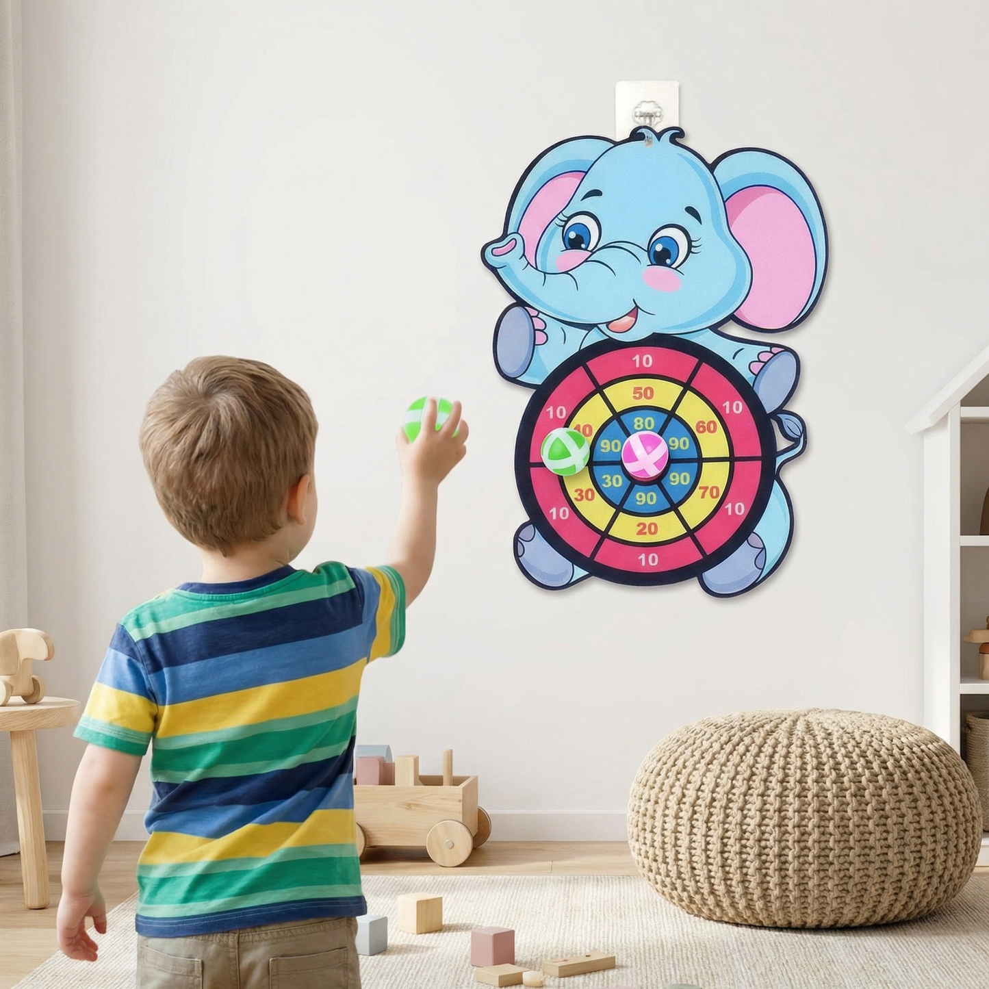 Cute Kids Dart Throwing Game