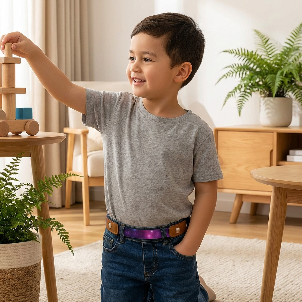 Comfortable Elastic Kids Belt – Suitable for All Ages