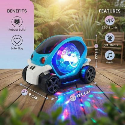 Glowing 360° Music Stunt Car