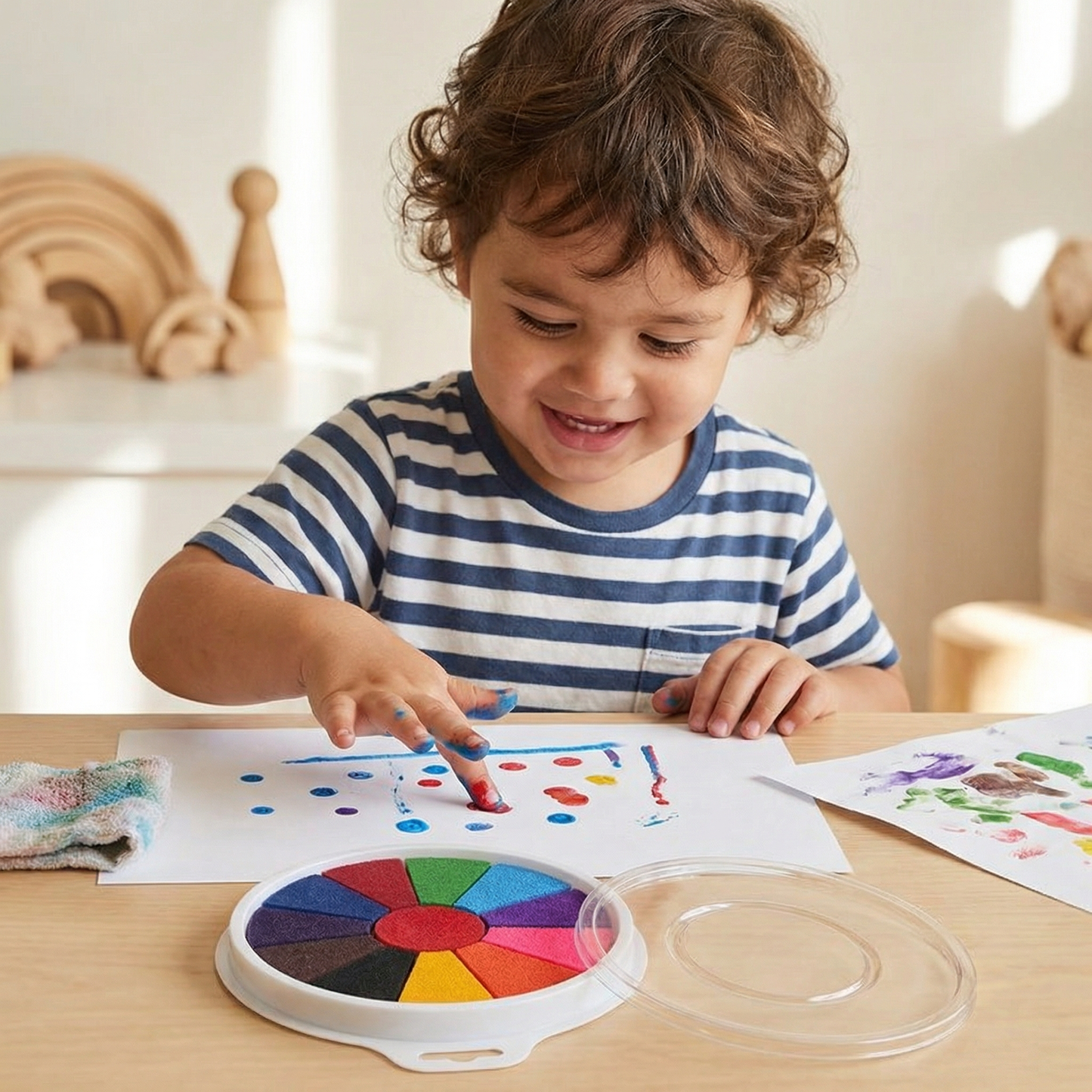 Finger Paint Drawing Set for Kids