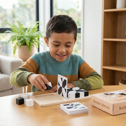 Two-Tone Logic Puzzle Game in Pocket Size