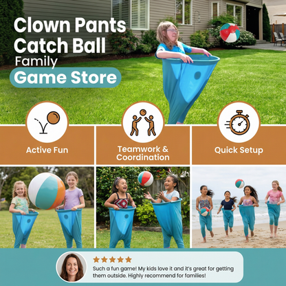 Clown Pants Catch Ball Family Game