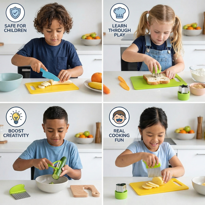Safe Kitchen Set – For Little Gourmet Chefs