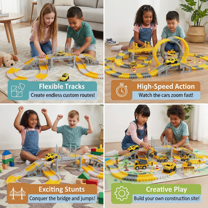 Adventure Race Track with Slot Cars