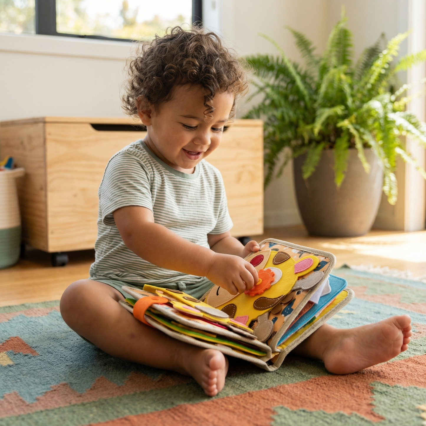 Montessori Sensory Giraffe Story Book