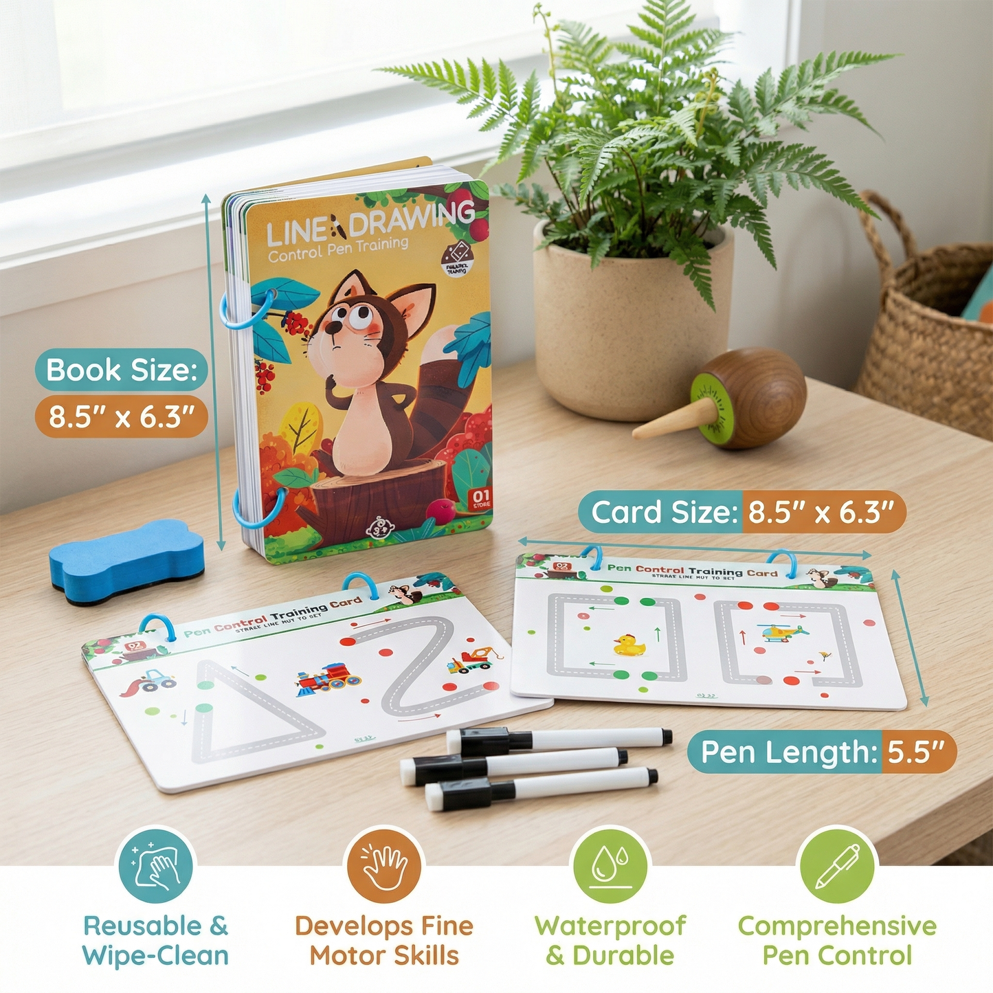 Pen Control Training Book for Children