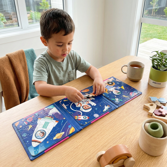 Magnetic Montessori Puzzle Book