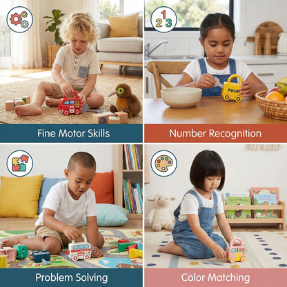 Montessori Key and Lock – Patterns and Colors Toy