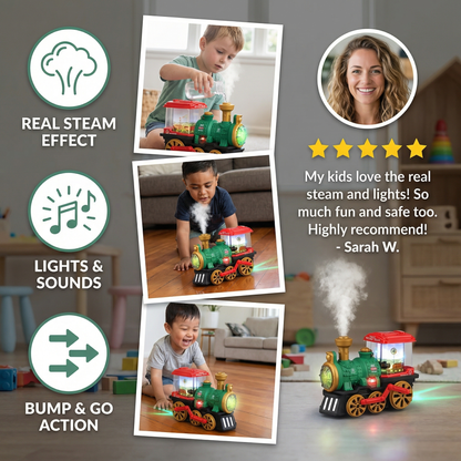 Smart Kids Steam Train with Real Steam