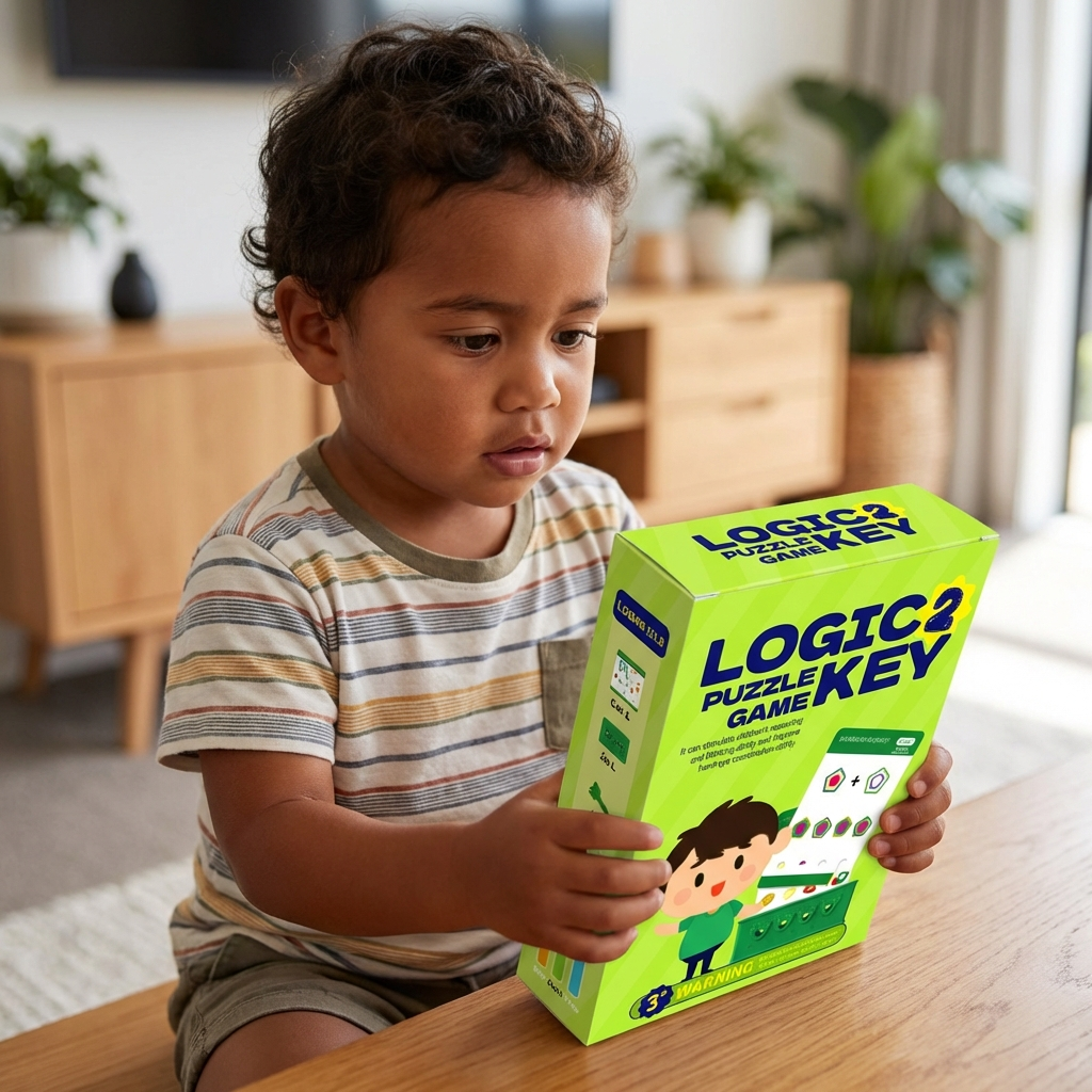 Logic Key Puzzle Game for Kids