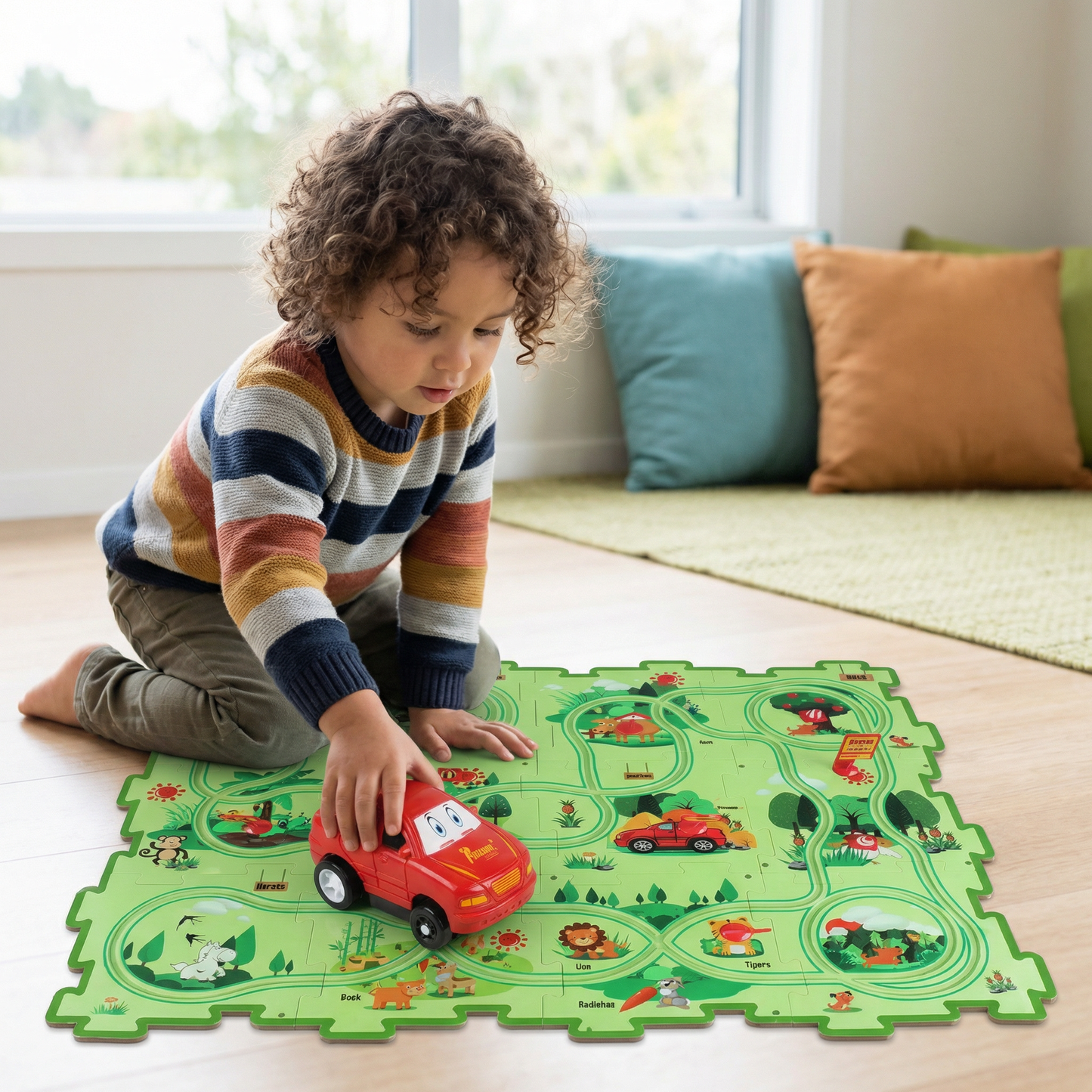 Puzzle Track Block Race