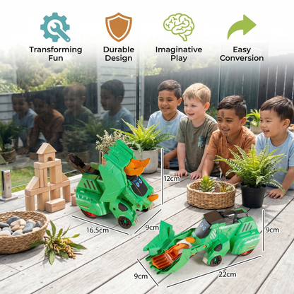 Transforming Dinosaur Cars