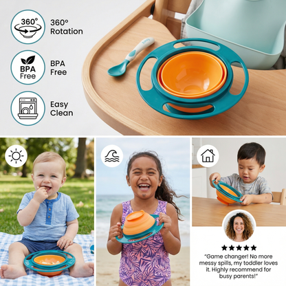 Leak-Proof Baby Bowl – Mess-Free Eating