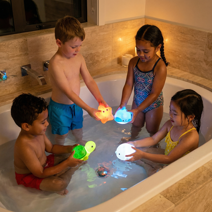 Glow-in-the-Dark Bath Animals