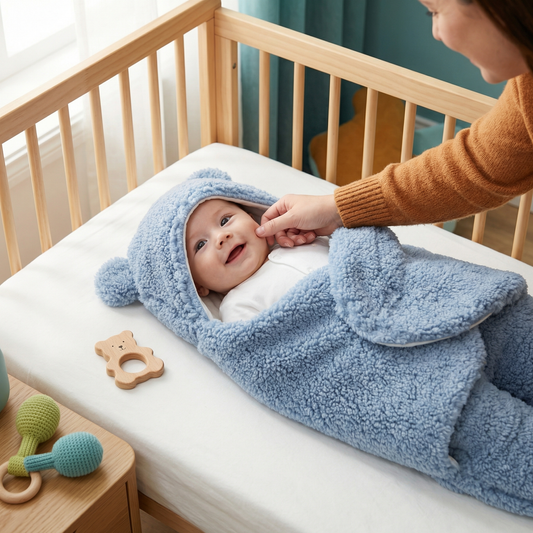 Baby Blanket and Pajamas in Bear Design
