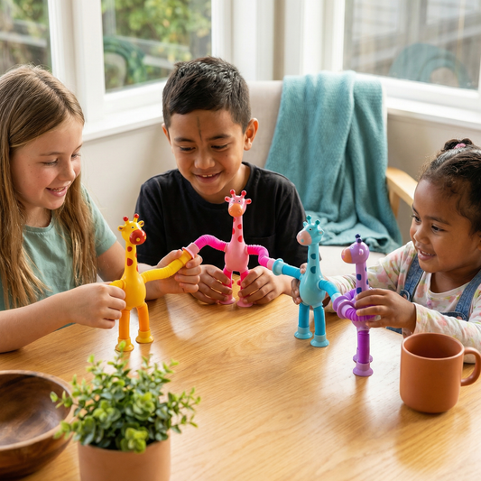 Sensory Suction Cup Giraffe Baby Toy