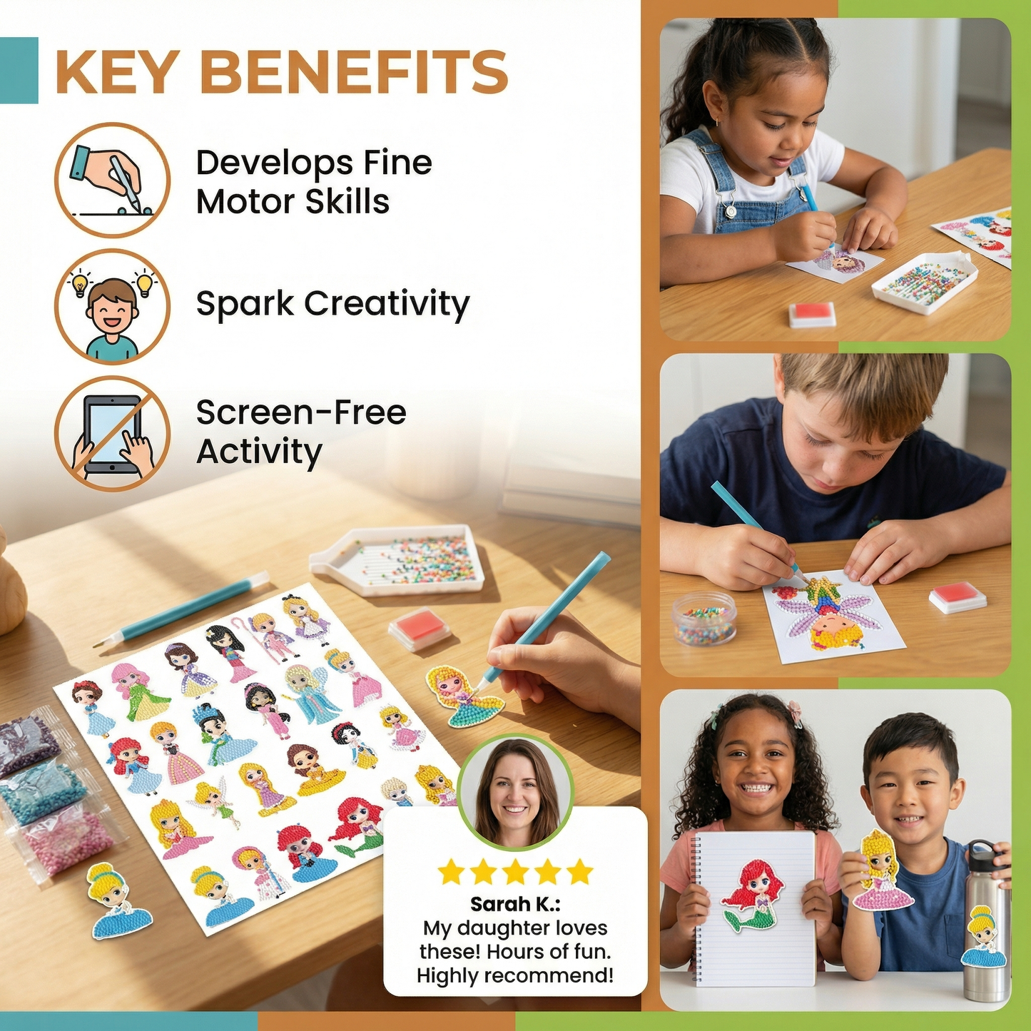 Sticker Diamond Painting for Children