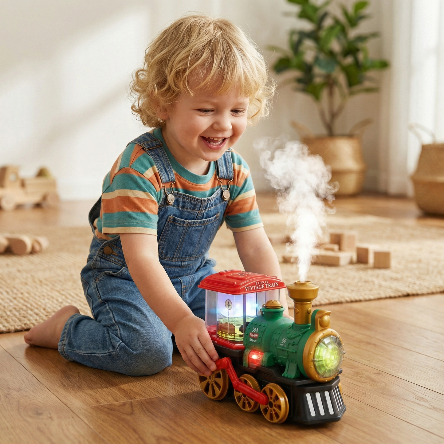 Smart Kids Steam Train with Real Steam