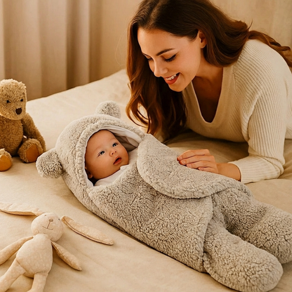 Baby Blanket and Pajamas in Bear Design